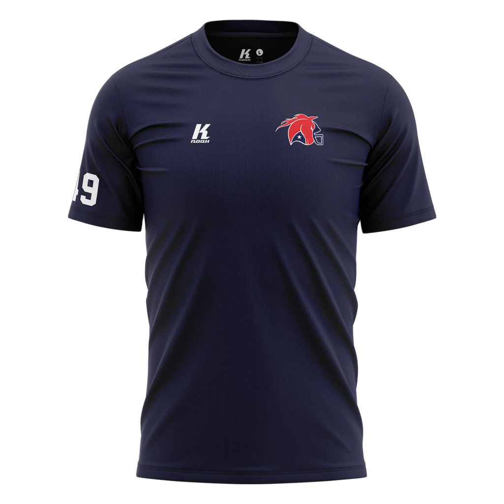 Mustangs Basic Cotton Tee with Playernumber/Initials