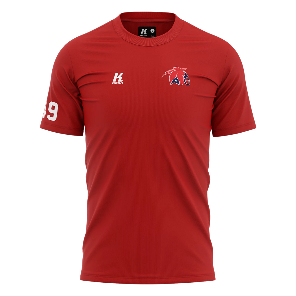 Mustangs Basic Cotton Tee with Playernumber/Initials