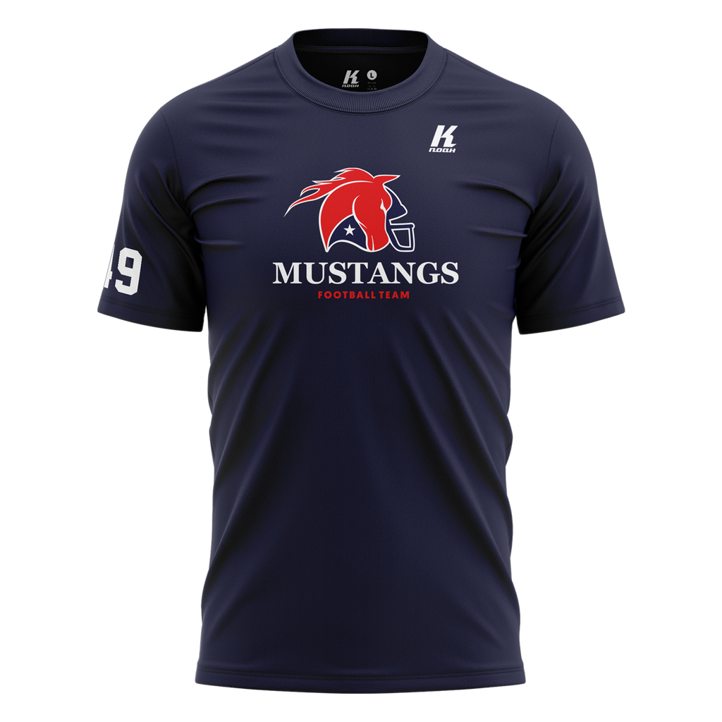 Mustangs Essential Cotton Tee with Playernumber/Initials