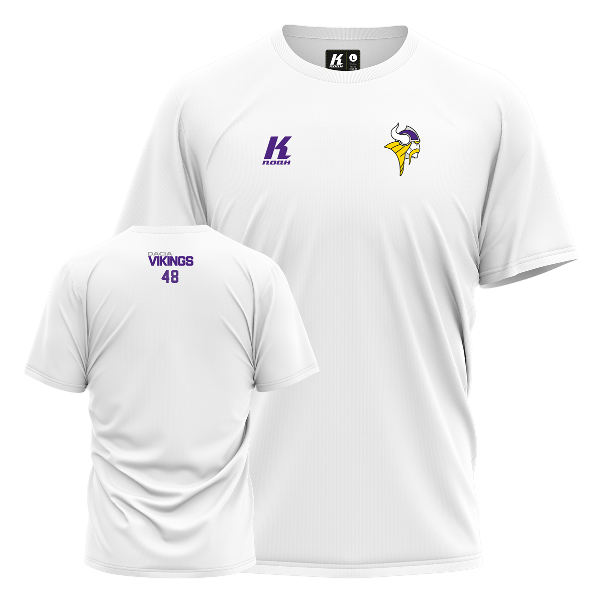 Vikings Primary Players Tee with Playernumber
