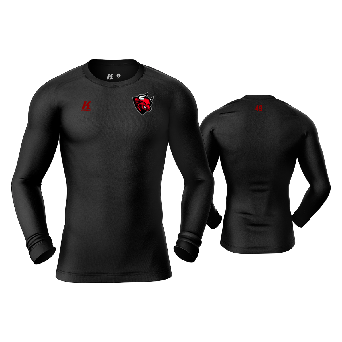 Murtal Bulls Signature Compression Longsleeve black