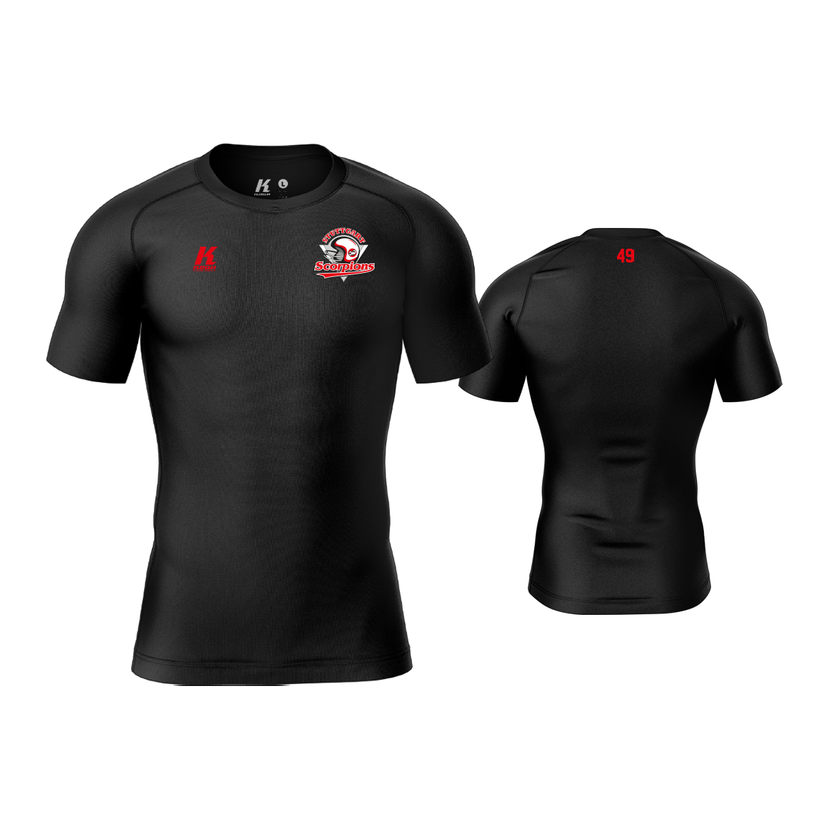 Stuttgart Scorpions Signature Compression Shortsleeve black