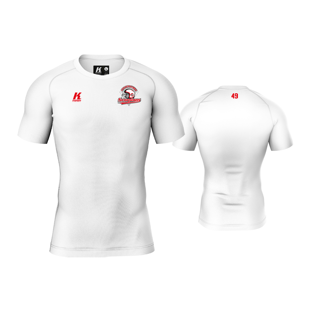 Stuttgart Scorpions Signature Compression Shortsleeve white