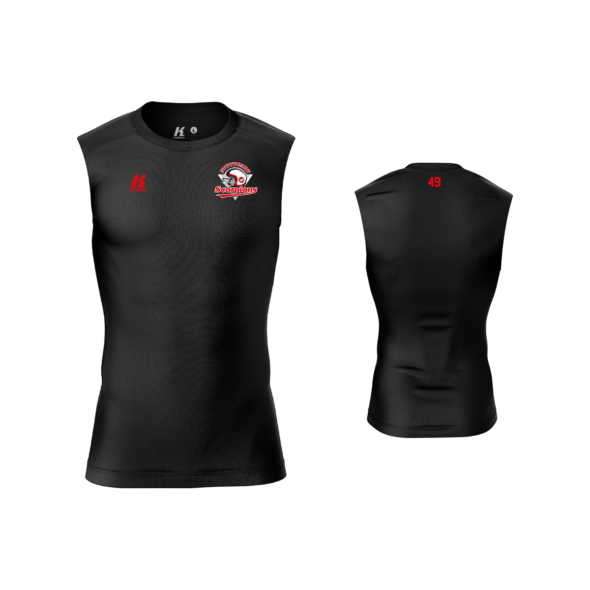 Stuttgart Scorpions Signature Compression Sleeveless black