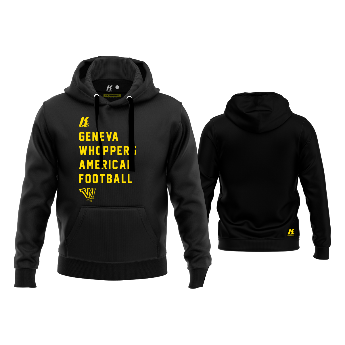 Geneva Whoppers Fan Hoodie "Wordmark"