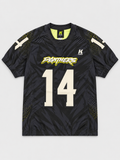 KNOAH Panthers American Football Jersey – Johnson #14 – Black/Grey