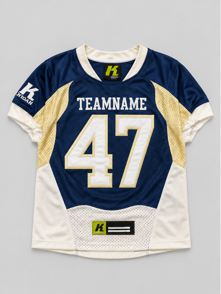 KNOAH American Football Jersey – Navy/White/Gold