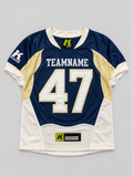 KNOAH American Football Jersey – Navy/White/Gold
