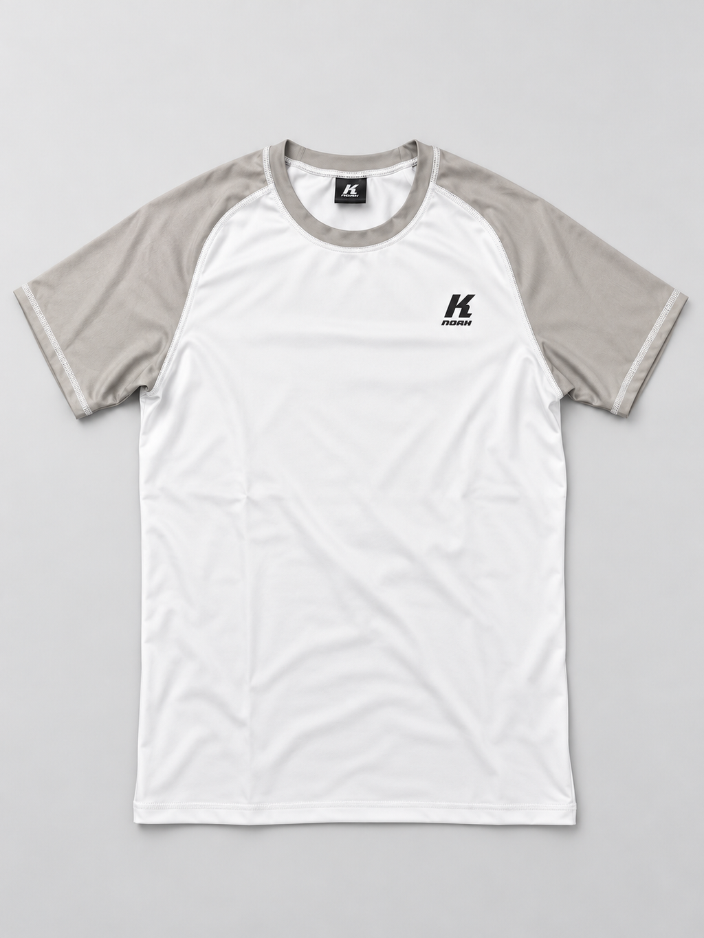 Knoah Compression Shirt - Shortsleeve white/grey