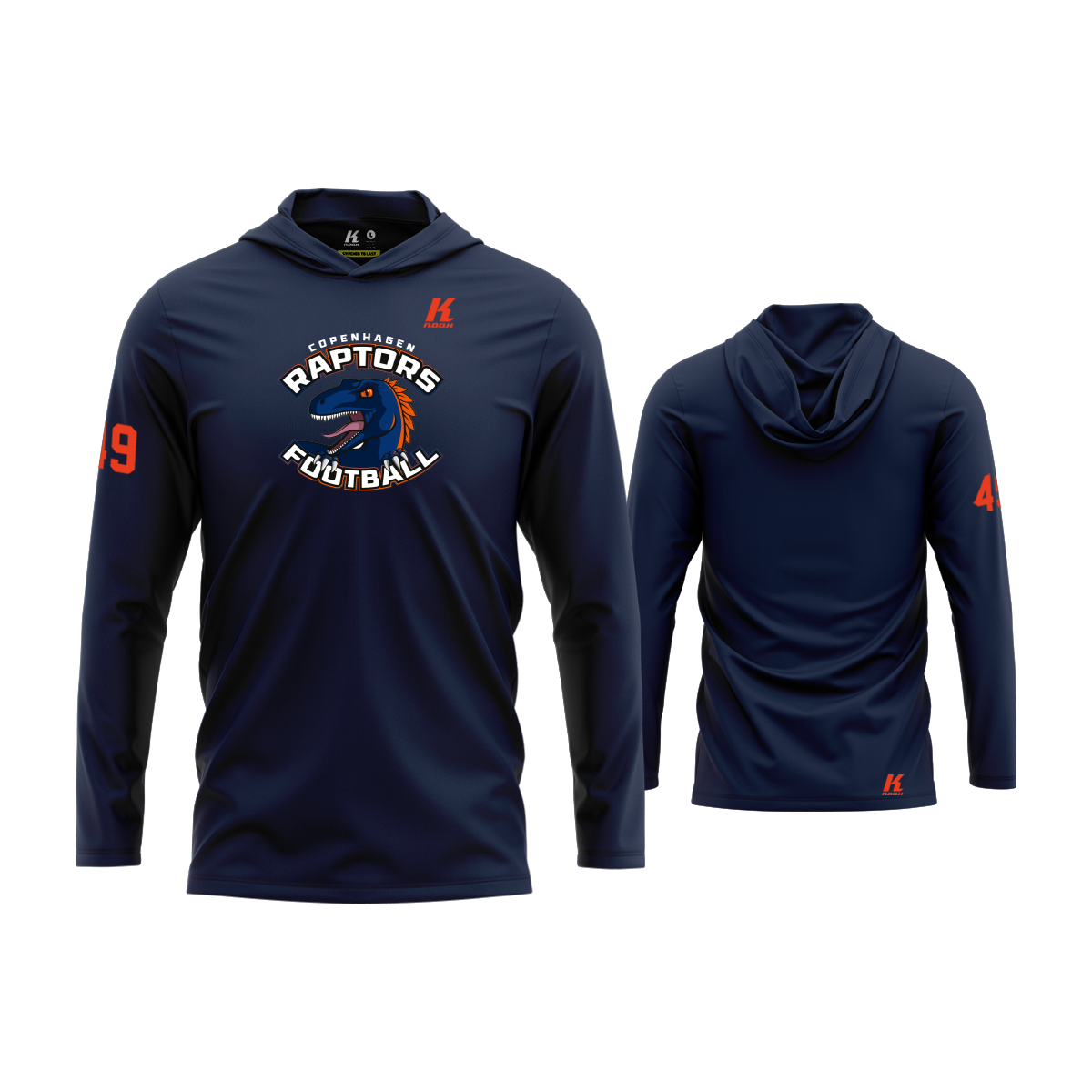 Copenhagen Raptors Core Hooded LS Tee Essential