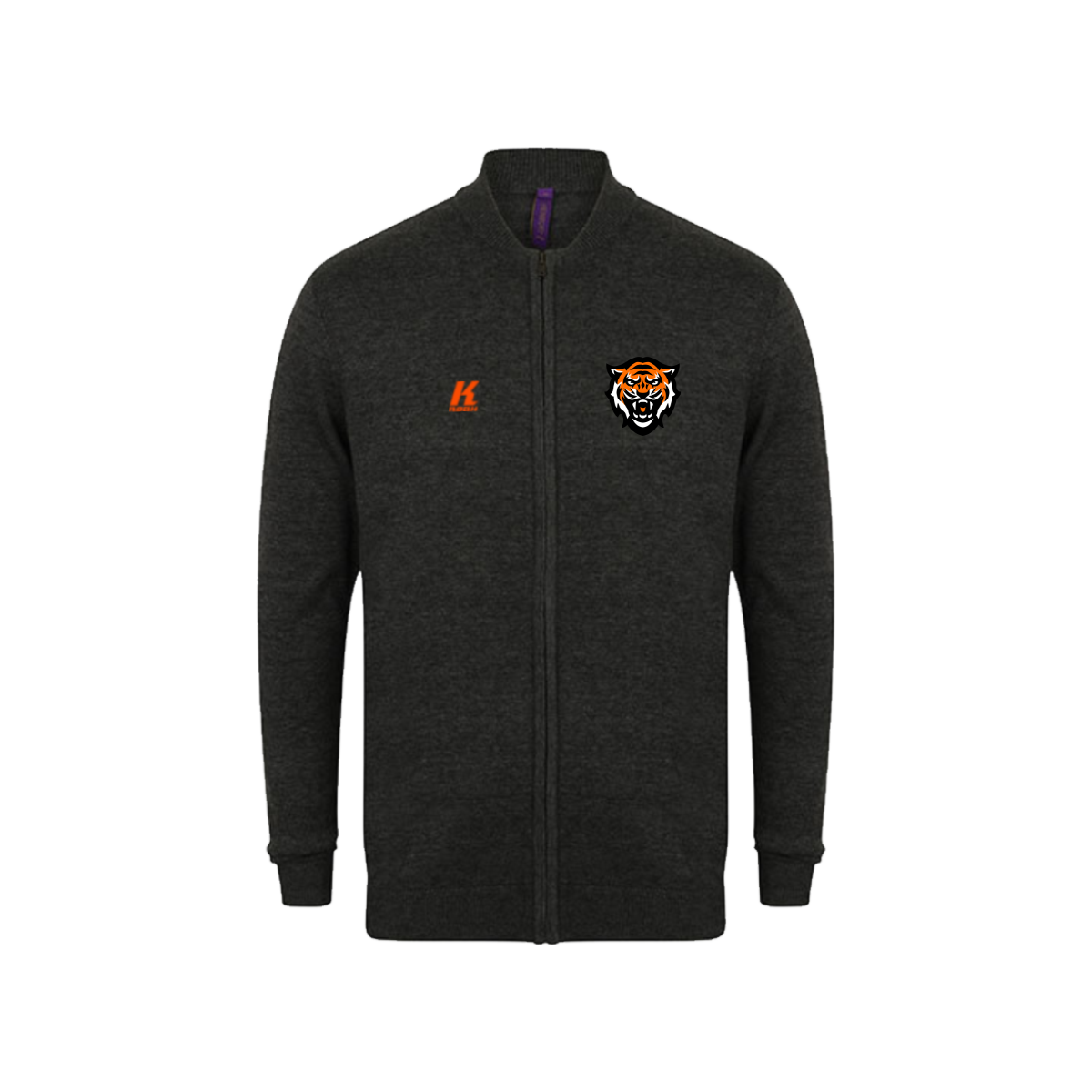Nancy Tigres Fan Zip Cardigan