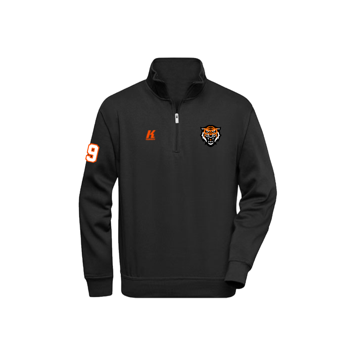 Nancy Tigres Quarter Zip Sweat