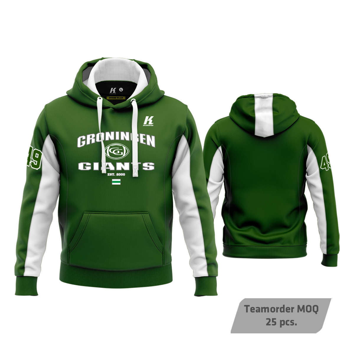 Groningen Giants Signature Hoodie "Michigan" (Stock Clearance)