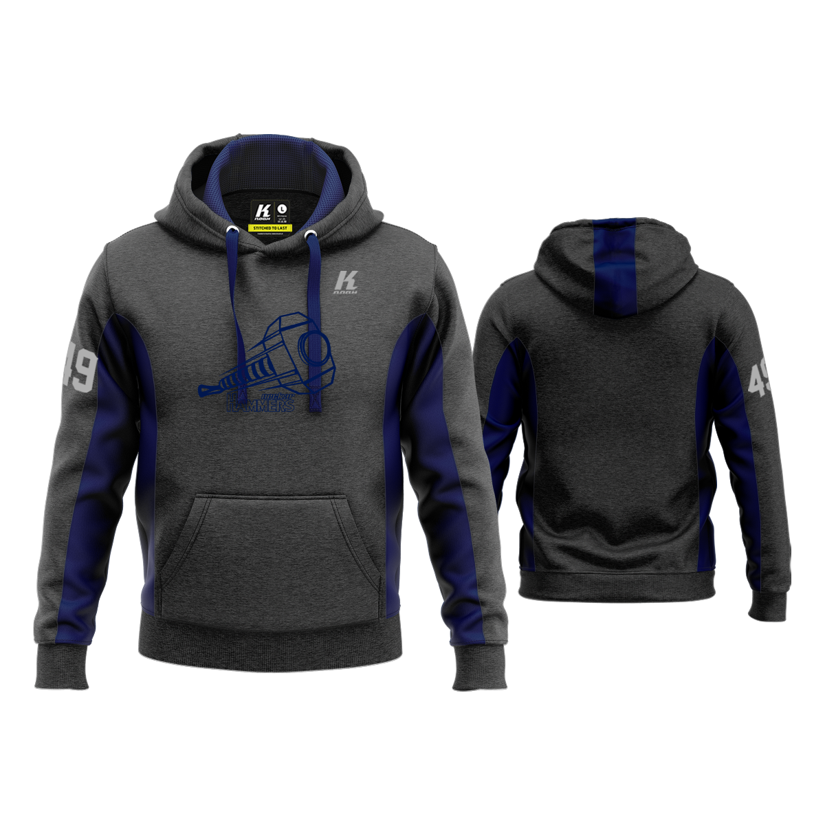 Neckar Hammers Signature Hoodie "Michigan" (Stock Clearance)