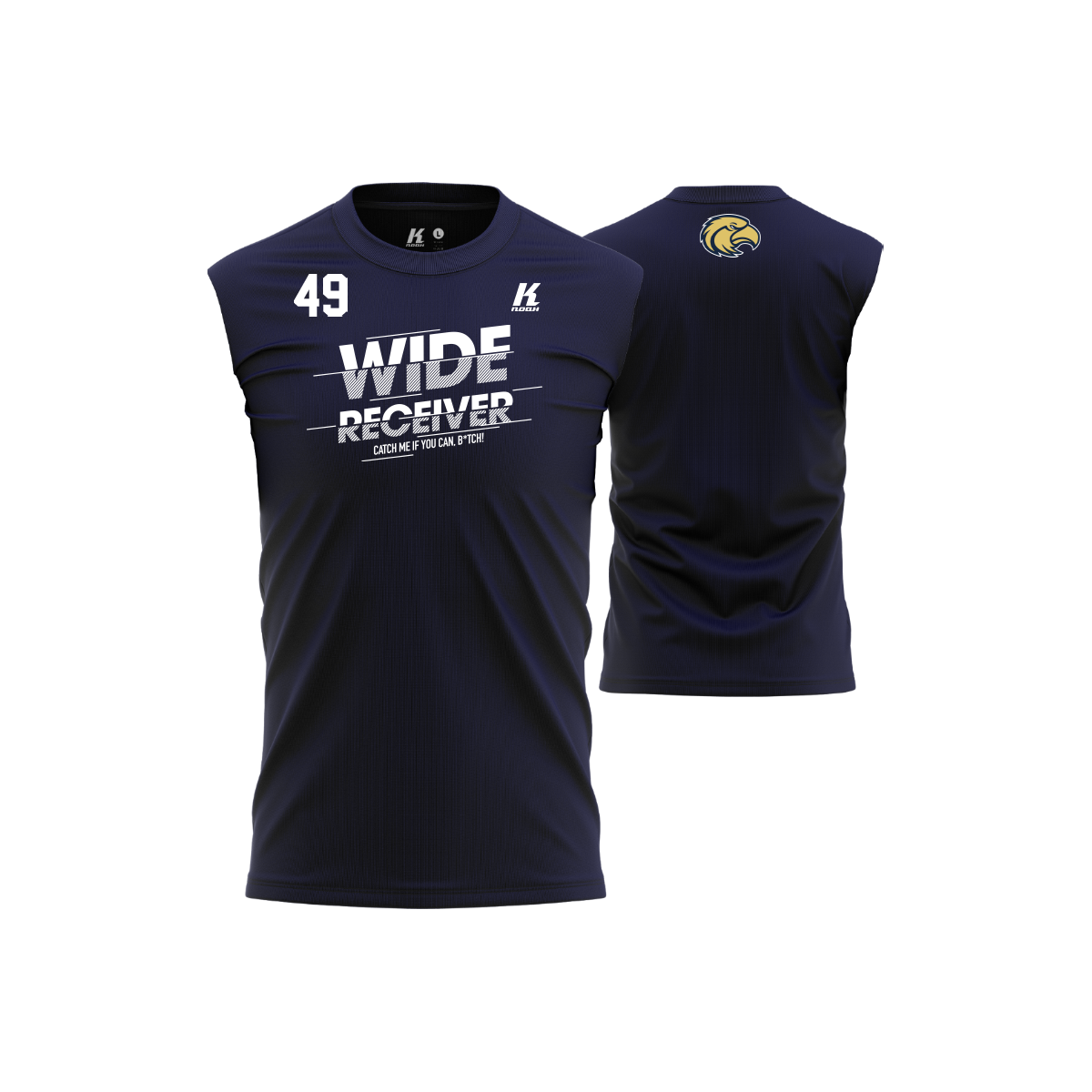 Mainz Golden Eagles Position Oversize Sleeveless Tee "Wide Reciever"
