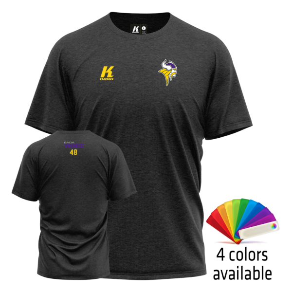 Vikings Flag Players Tee with Playernumber