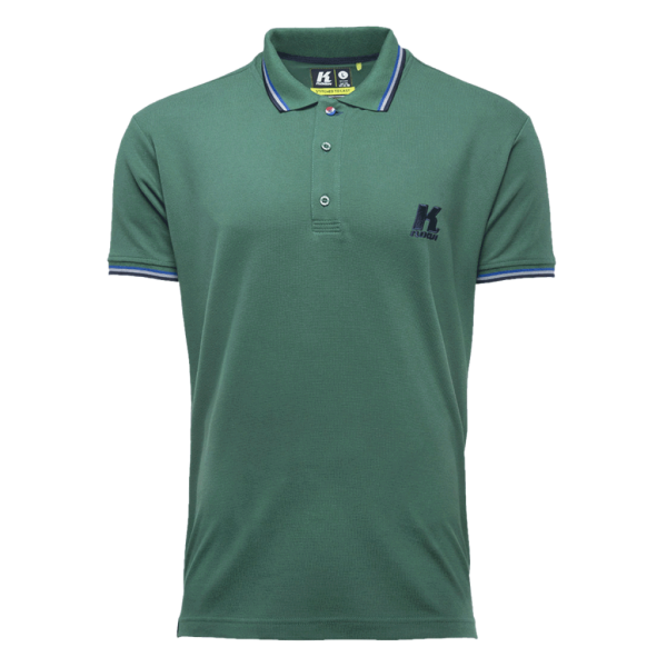 K.Noah Polo "Athletic Patched" darkgreen