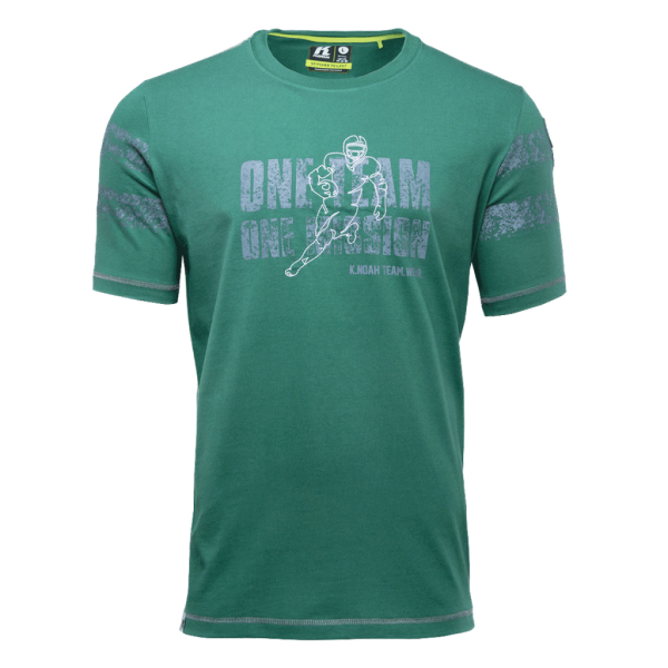 K.Noah T-Shirt "One Team One Mission" darkgreen