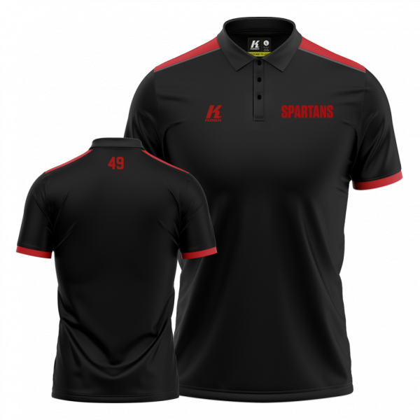 Spartans K.Tech-Fiber Polo “Heritage” with Playernumber/Initials