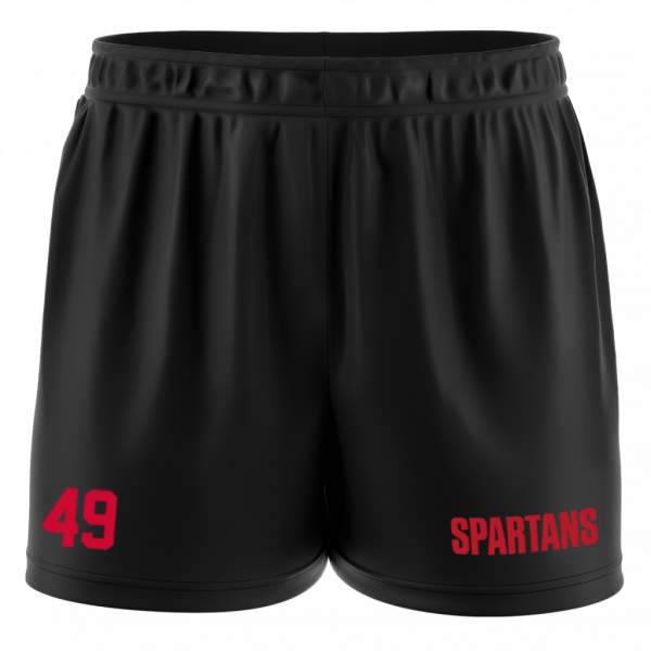 Spartans Leisure Short F495 with Playernumber/Initials