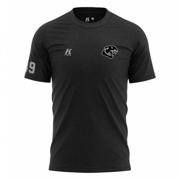 Cougars Basic Tee anthracite with Playernumber