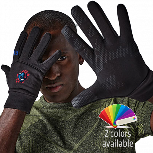 Demons K.Tech-Fiber Softshell Gloves with Playernumber or Initials