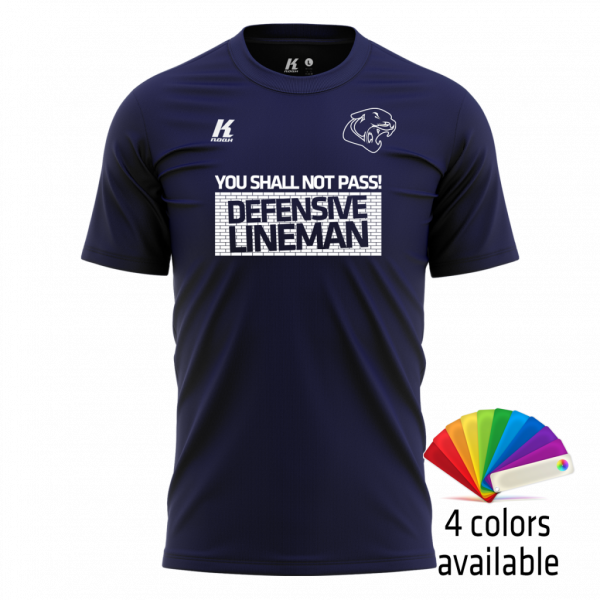 Cougars Footballmary T-Shirt "Devensive Lineman"