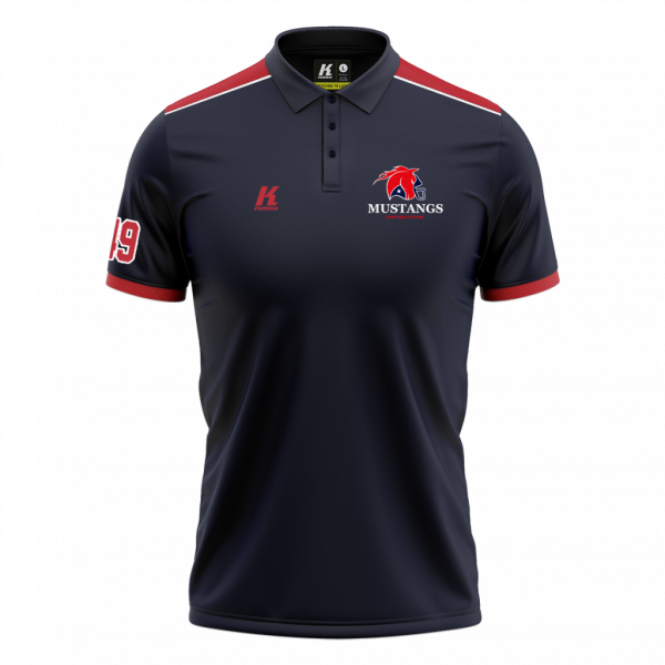 Mustangs K.Tech-Fiber Polo “Heritage” with Playernumber/Initials