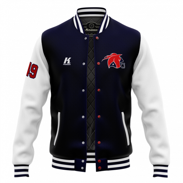 Mustangs Authentic Varsity Jacket with Playernumber/Initials