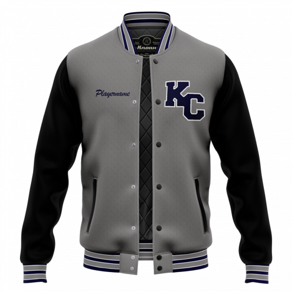 Cougars Authentic Varsity Jacket with Playername on Chest