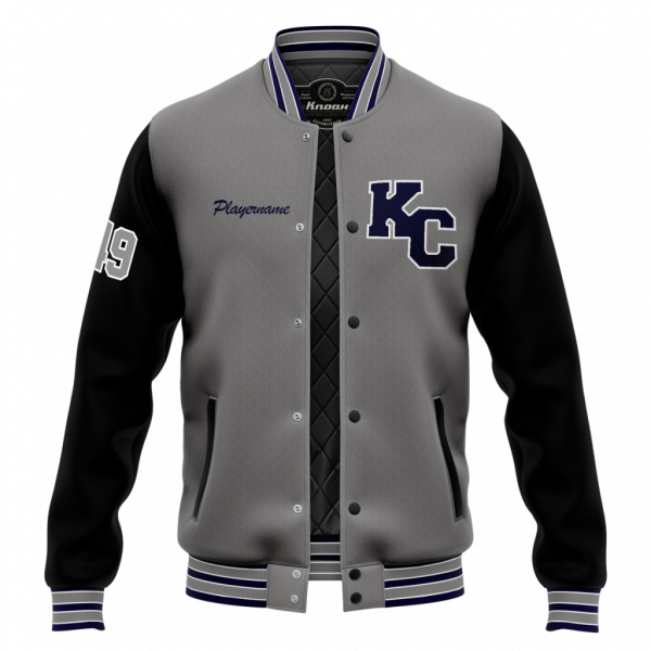 Cougars Authentic Varsity Jacket with Playernumber/Initials on Sleeves and Playername on Chest