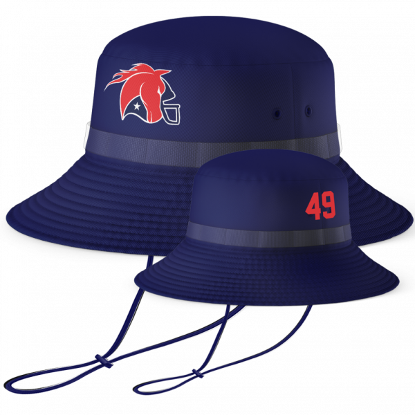 Mustangs Bucket Hat with Playernumber/Initials