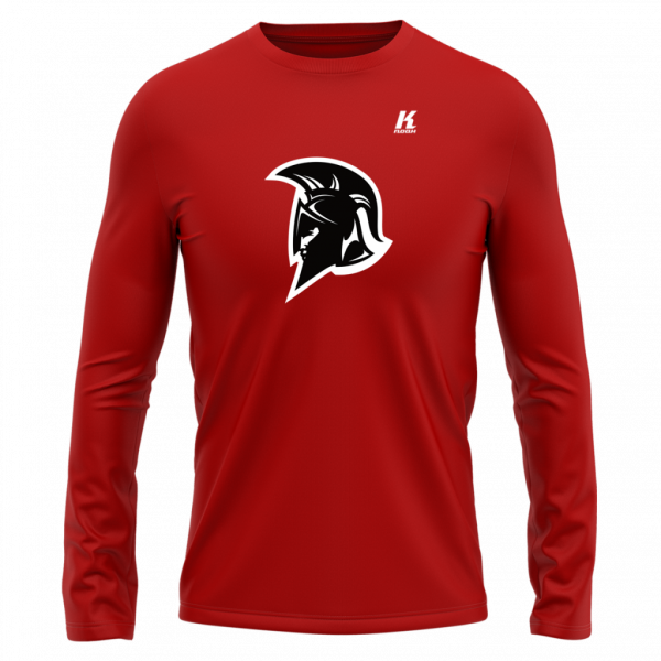 Spartans Essential L/S Fan Tee red