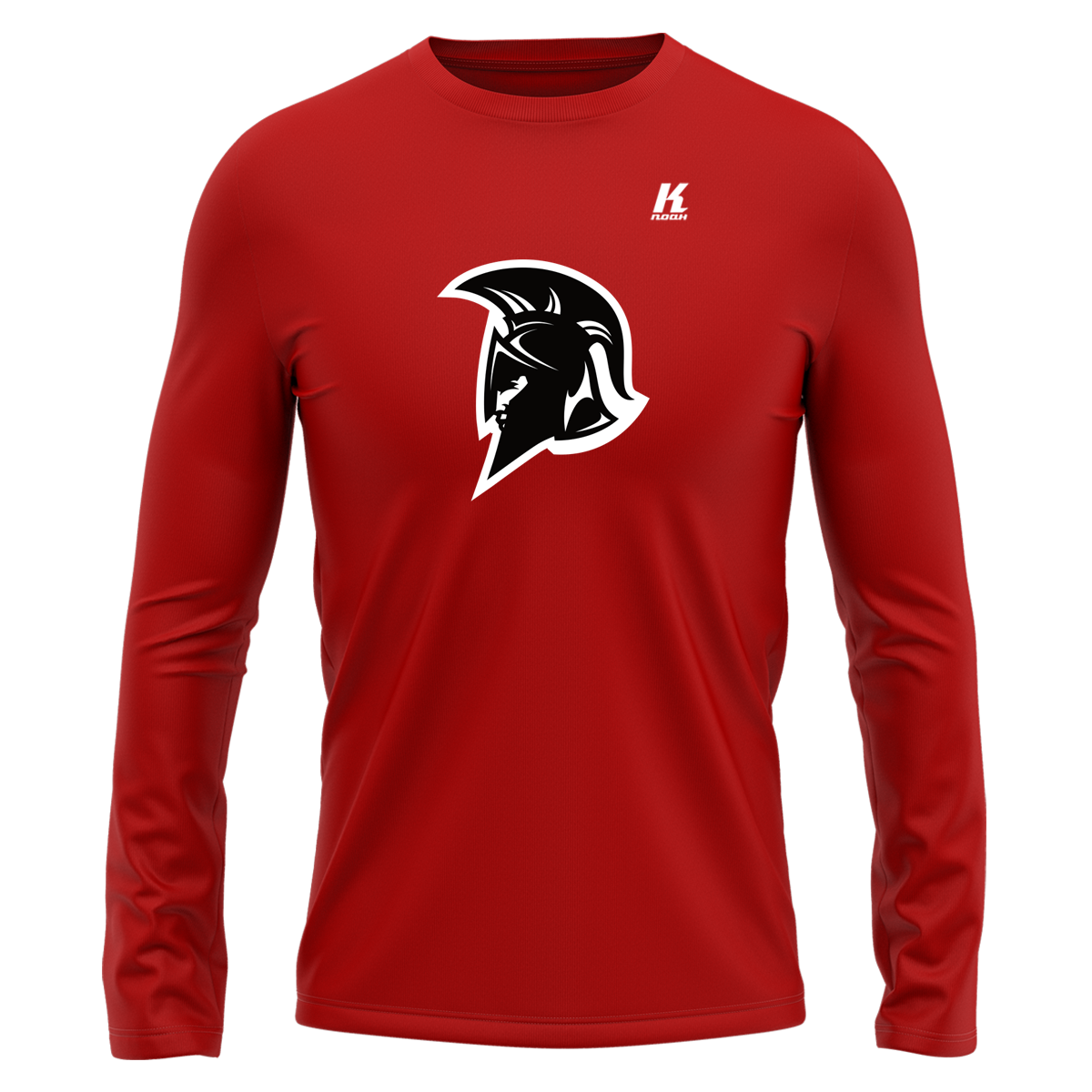 Spartans Essential L/S Fan Tee red