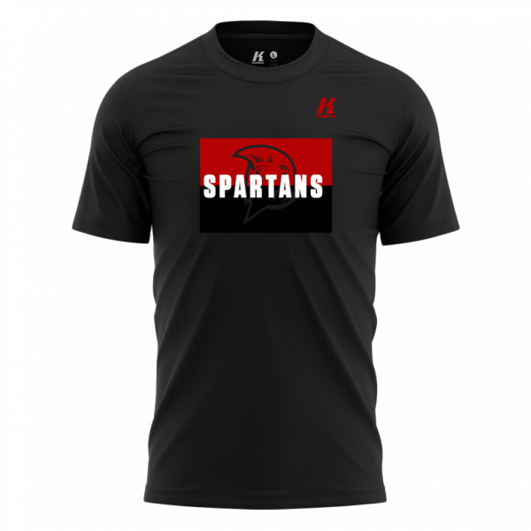 Spartans Fan Tee "Fanatic" black