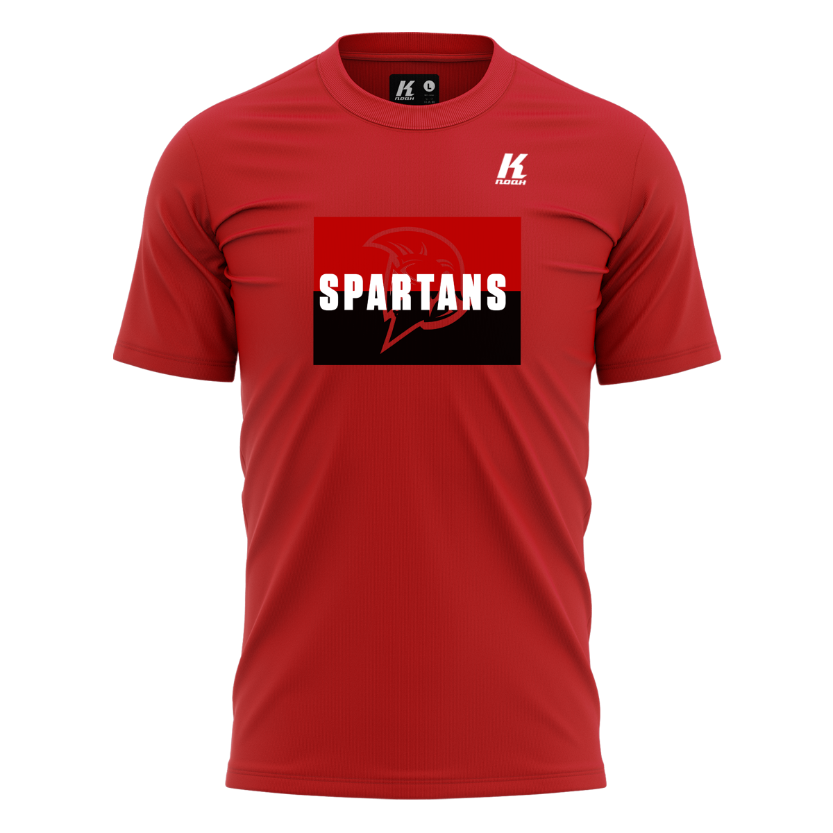 Spartans Fan Tee "Fanatic" red