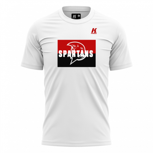 Spartans Fan Tee "Fanatic" white