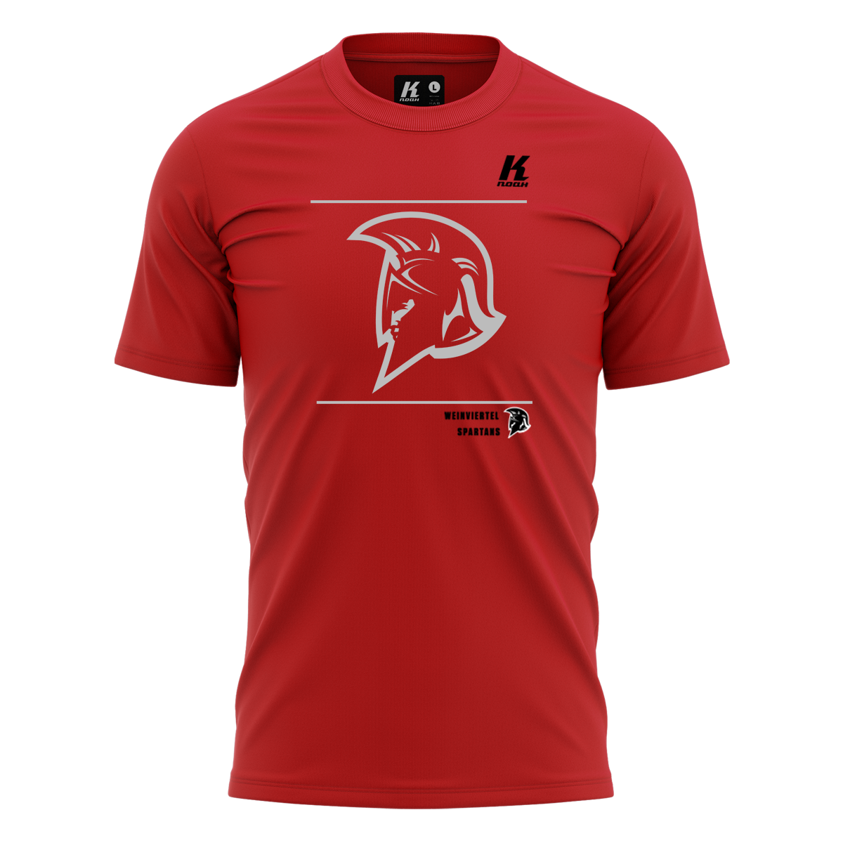 Spartans Fan Tee "Team Issue" red