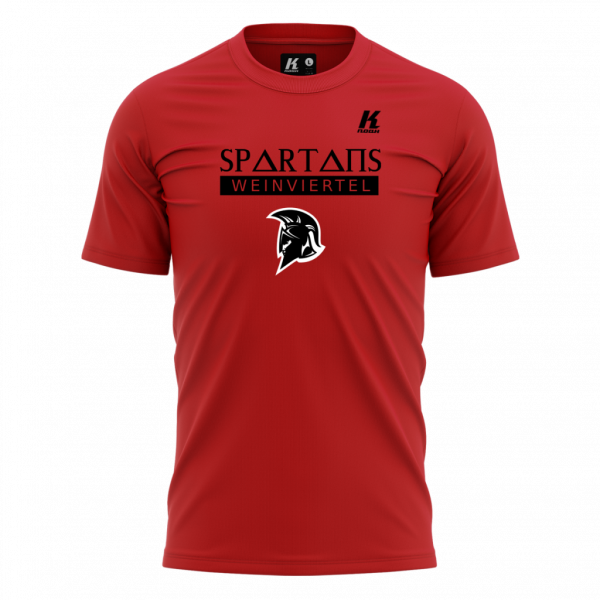 Spartans Fan Tee "Legacy" red