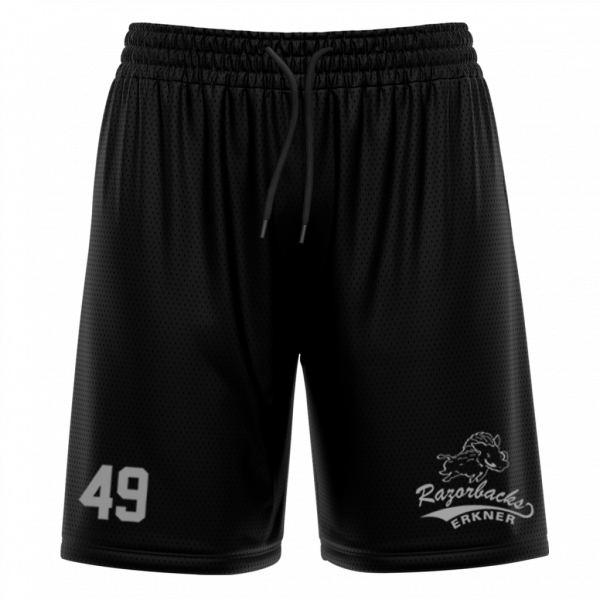 Razorbacks Training Short with Playernumber or Initials