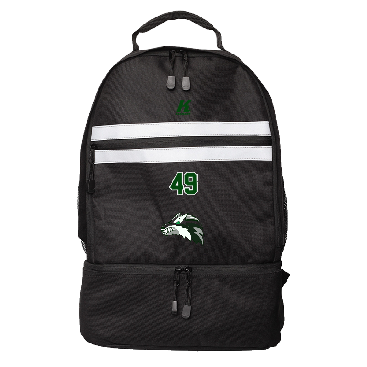 Wolves Players Backpack with Playernumber or Initials