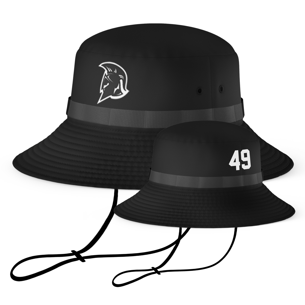 Spartans Bucket Hat with Playernumber/Initials