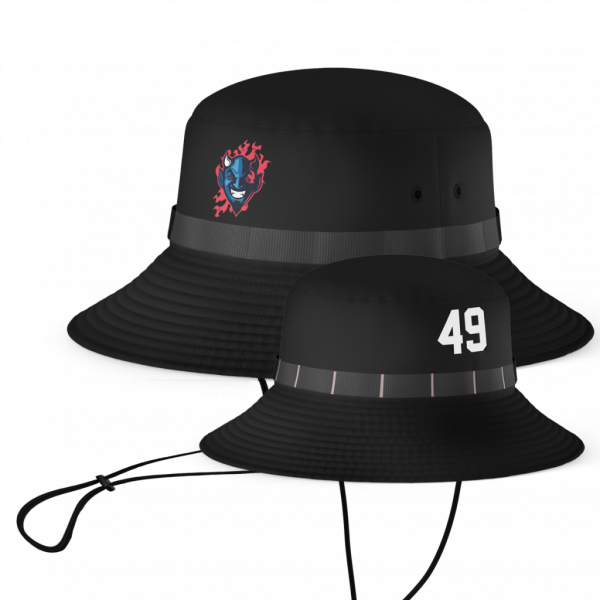 Demons Bucket Hat with Playernumber/Initials