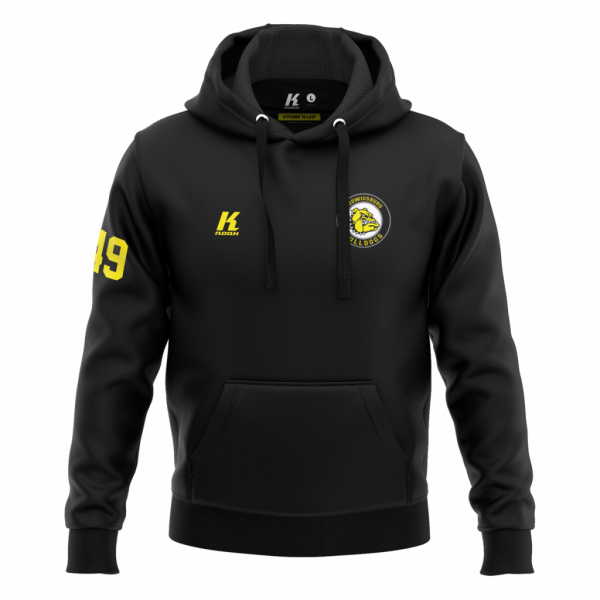 LB-Bulldogs Hoodie Basic Primary black with Playernumber/Initials