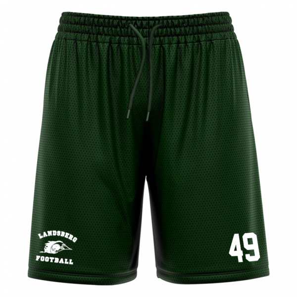 X-Press Athletic Mesh-Short dark-green with Playernumber/Initials