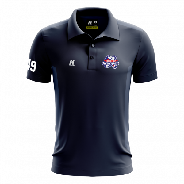 Thunder Team Polo JN1826 navy with Playernumber/Initials