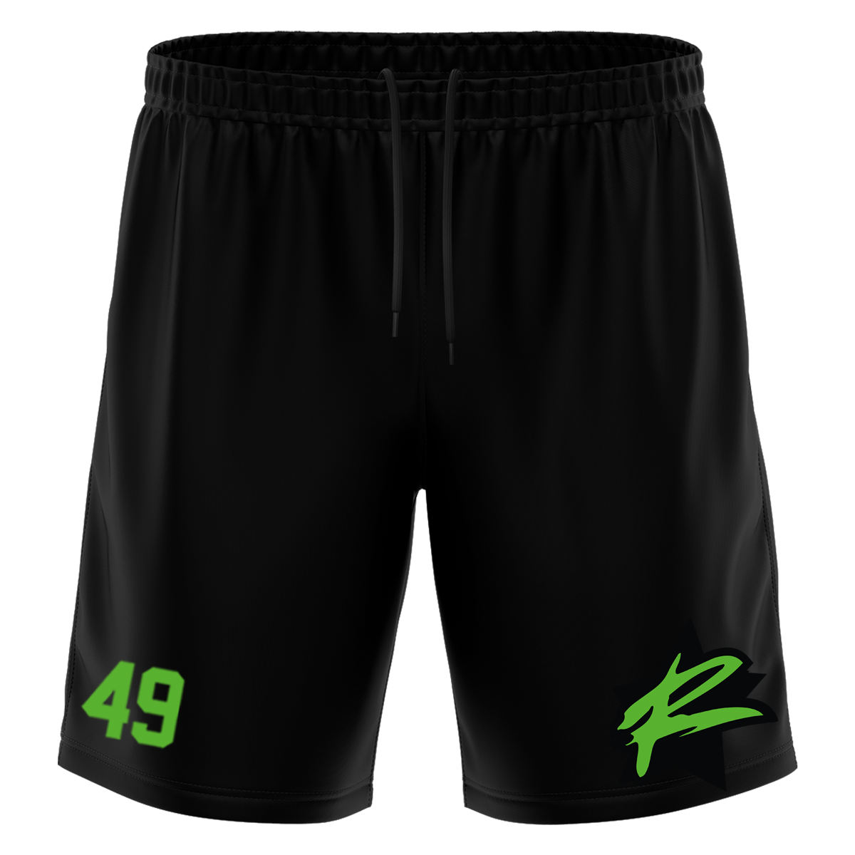Rebels Training Short with Playernumber or Initials