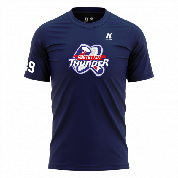 Thunder Basic Tee Essential navy with Playernumber/Initials
