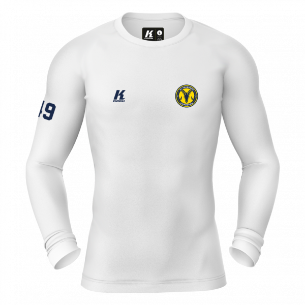 HSC K.Tech Compression Longsleeve Shirt white with Playernumber/Initials