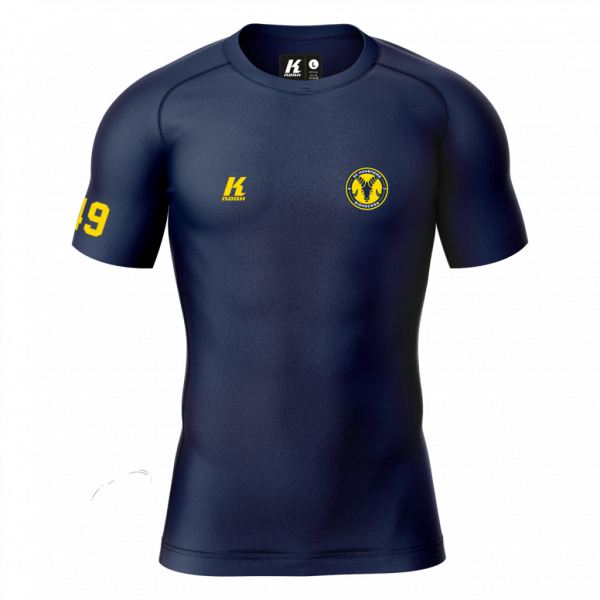 HSC K.Tech Compression Shortsleeve Shirt blue with Playernumber/Initials